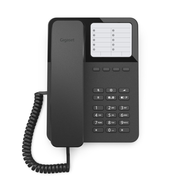 Gigaset DESK400 Corded Set Black | Klikk Malta