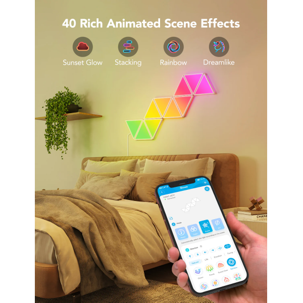 Govee Glide Triangle Wi-Fi & Bluetooth Smar... | Klikk Malta