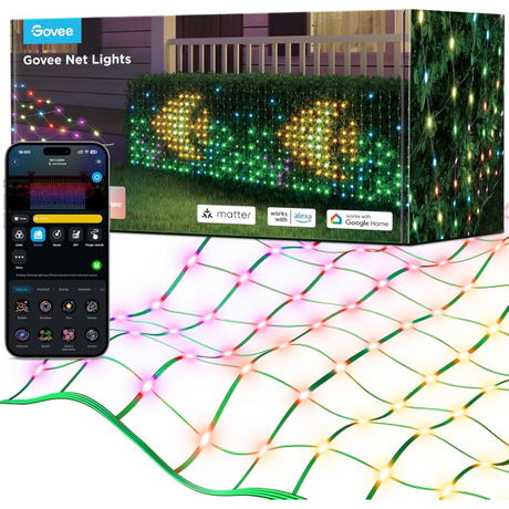 Govee Outdoor Net Lights 0.87 x 1.45m | Klikk Malta