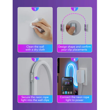 Govee Wi-Fi & Bluetooth Smart Neon LED RGBI... | Klikk Malta