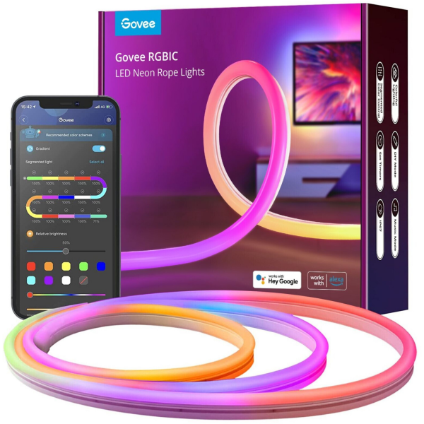Govee Wi-Fi & Bluetooth Smart Neon LED RGBI... | Klikk Malta