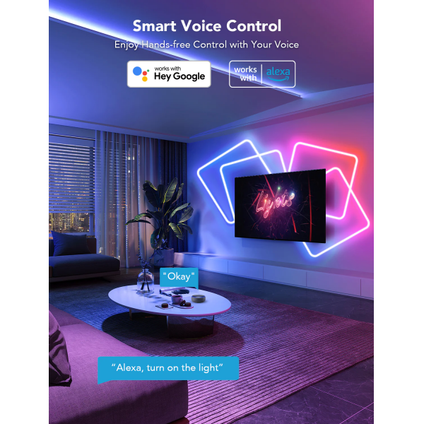 Govee Wi-Fi & Bluetooth Smart Neon LED RGBI... | Klikk Malta
