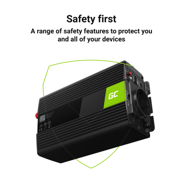 Green Cell Power Inverter 12V to 230V 1000W... | Klikk Malta