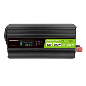 Green Cell Power Inverter 12V to 230V 500W/... | Klikk Malta