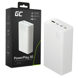 Green Cell PowerPlay 30 30,000mAh 22.5W 3xU... | Klikk Malta