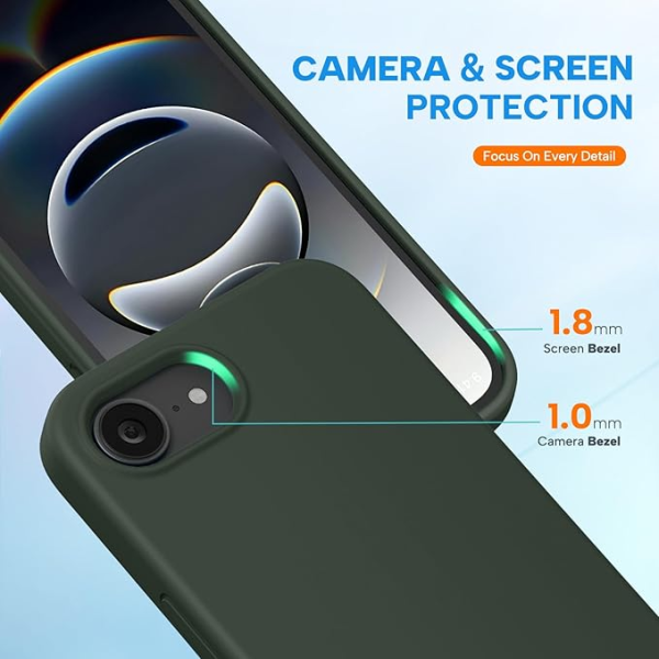 Green Silicone Case for iPhone 16e / iPhone... | Klikk Malta