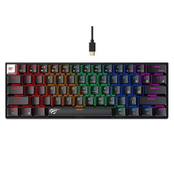 HAVIT RGB Mechanical Keyboard Black | Klikk Malta