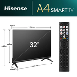Hisense 32A4Q 32 inch HD Smart TV | Klikk Malta