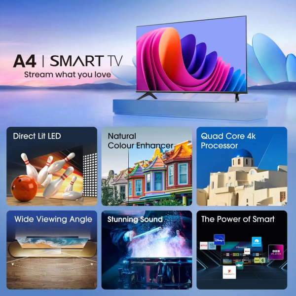 Hisense 32A4Q 32 inch HD Smart TV | Klikk Malta
