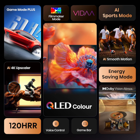 Hisense 43E7Q 43 inch QLED UHD Smart TV | Klikk Malta