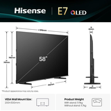 Hisense 58E7Q 58 inch QLED UHD Smart Televi... | Klikk Malta