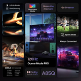 Hisense 65A85Q 65 inch UHD OLED 120Hz Smart TV | Klikk Malta