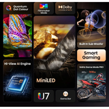 Hisense 65U7Q 65 inch UHD MiniLED Smart Tel... | Klikk Malta