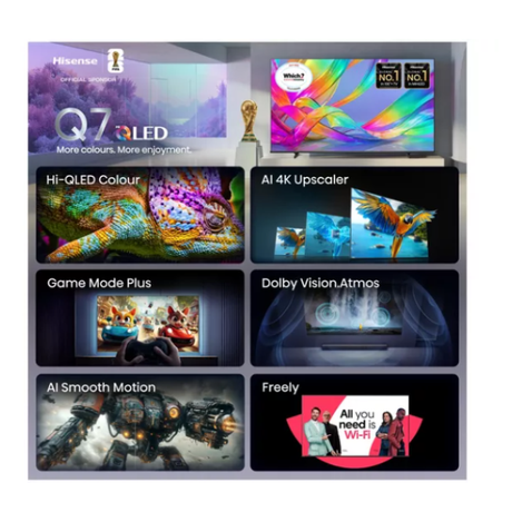 Hisense 75Q7S 55 inch QLED UHD Smart TV | Klikk Malta