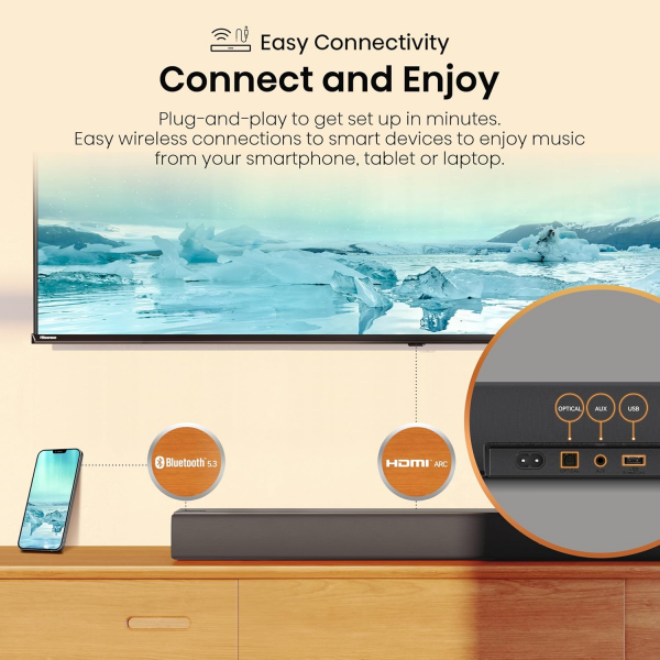 Hisense HS3100 480W 3.1Ch Bluetooth Soundba... | Klikk Malta