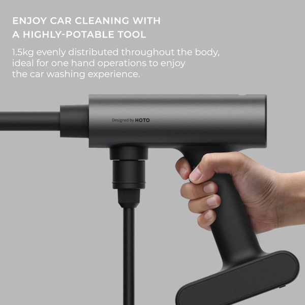 HOTO 20V Pressure Washer Pro Black | Klikk Malta