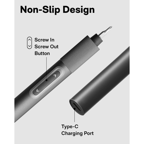 HOTO 25-in-1 Electric Screwdriver Kit Grey ... | Klikk Malta