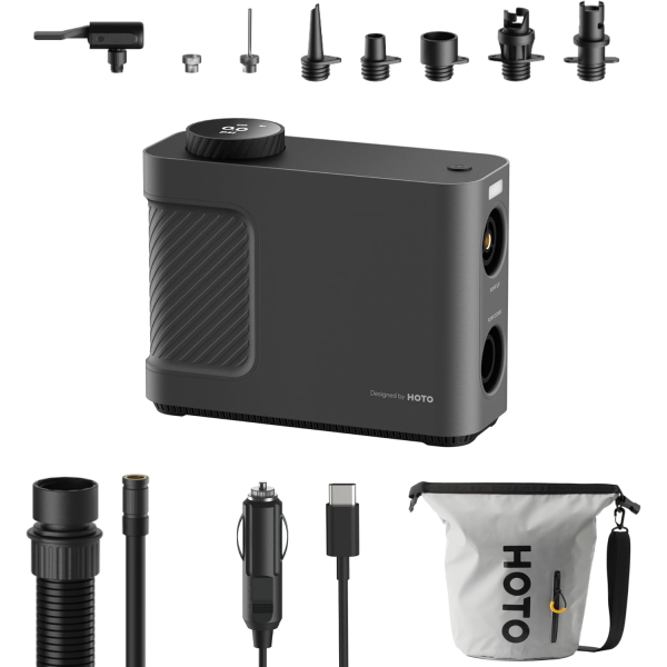 HOTO Electric Air Pump Master Grey | Klikk Malta
