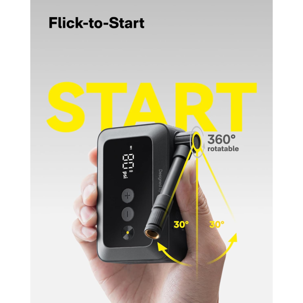 HOTO Electric Air Pump Pocket Black | Klikk Malta