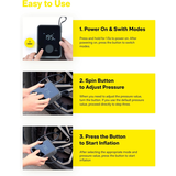 HOTO Electric Air Pump Pro Black | Klikk Malta