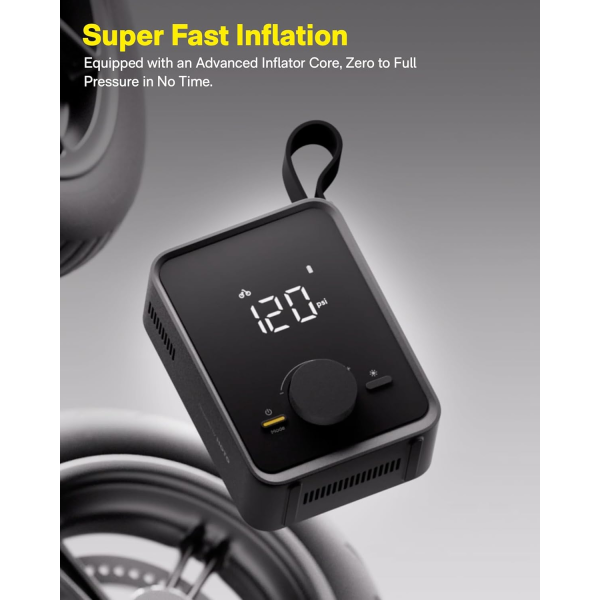 HOTO Electric Air Pump Pro Black | Klikk Malta