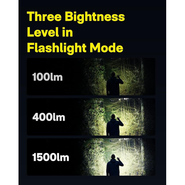 HOTO Flashlight Tactics 2300 Silver | Klikk Malta