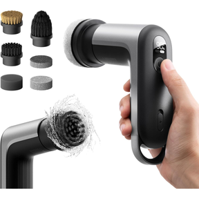 HOTO Grip Cordless Spin Scrubber Grey-Black | Klikk Malta