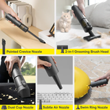 HOTO Handheld Car Vacuum Cleaner Grey | Klikk Malta