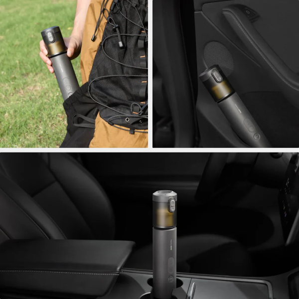HOTO Handheld Car Vacuum Cleaner Grey | Klikk Malta