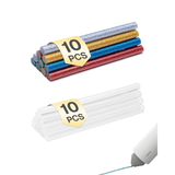 HOTO Hot Melt Glue Sticks (20pk) Multi-colour | Klikk Malta