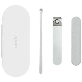 HOTO Three-piece Nail Clipper White | Klikk Malta