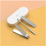 HOTO Three-piece Nail Clipper White | Klikk Malta