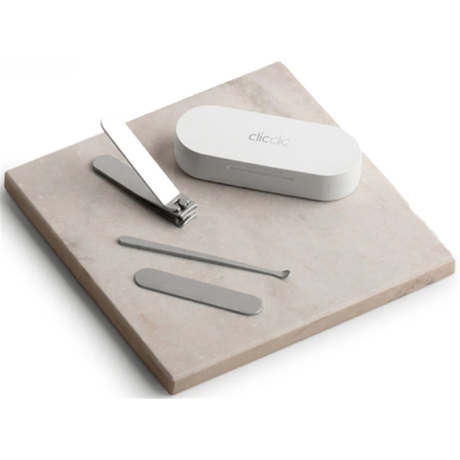HOTO Three-piece Nail Clipper White | Klikk Malta