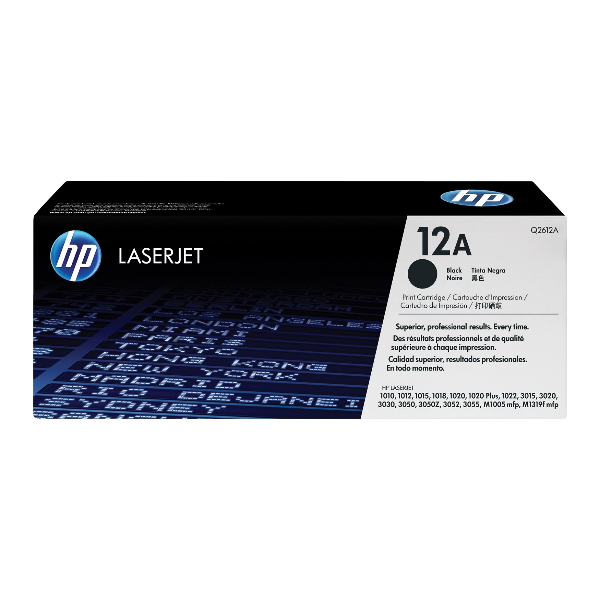 HP 12A (Q2612A) Black Toner Cartridge - Ori... | Klikk Malta