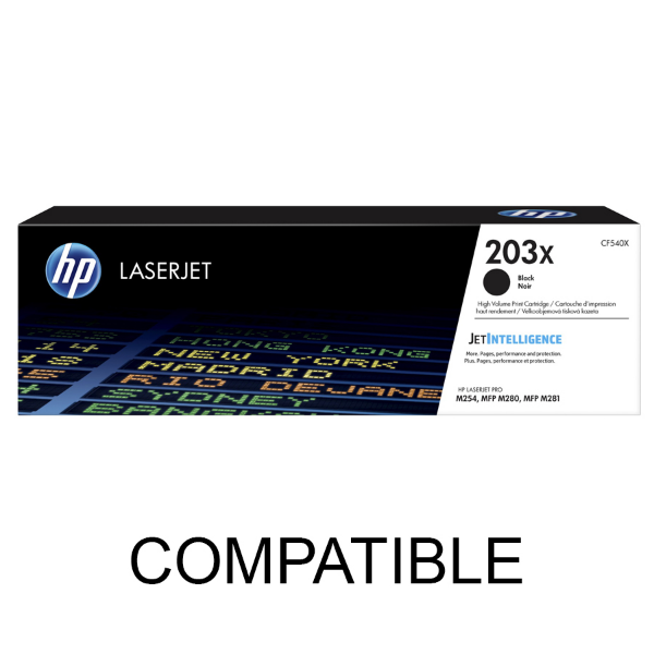 HP 203X (CF540X) Black Toner Cartridge - Co... | Klikk Malta