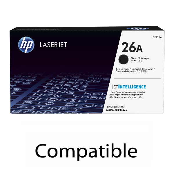 HP 26A (CF226A) Black Toner Cartridge - Com... | Klikk Malta