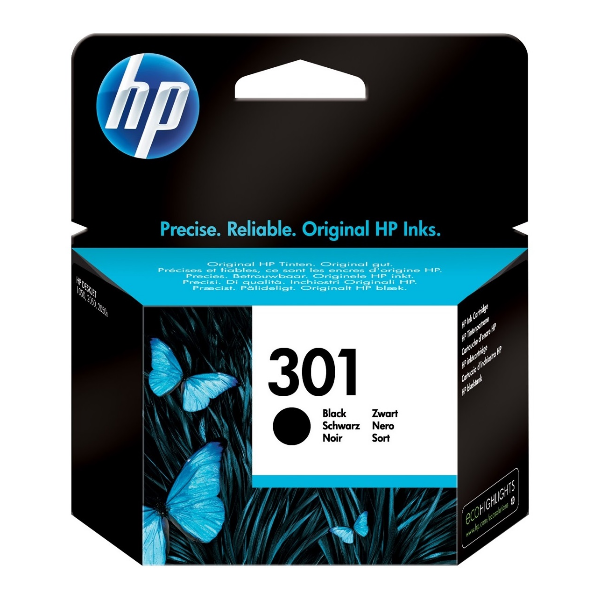 HP 301 Black Ink Cartridge | Klikk Malta