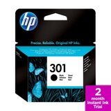 HP 301 Black Ink Cartridge | Klikk Malta