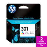 HP 301 Colour Ink Cartridge | Klikk Malta