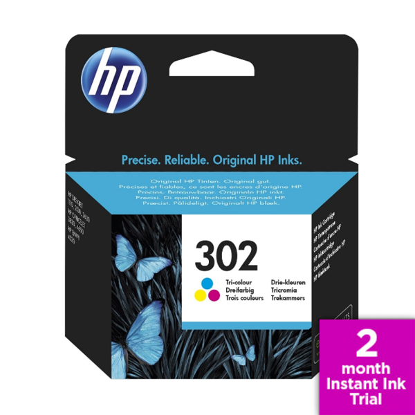 HP 302 Colour Ink Cartridge | Klikk Malta