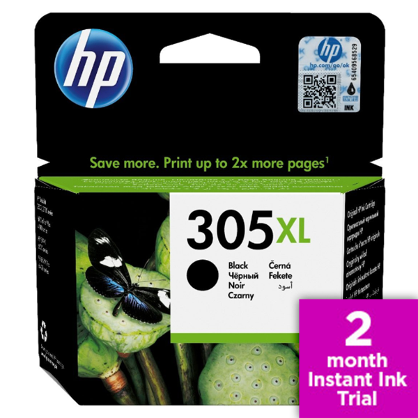 HP 305XL Black Ink Cartridge | Klikk Malta