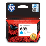 HP 655 Cyan Ink Cartridge | Klikk Malta