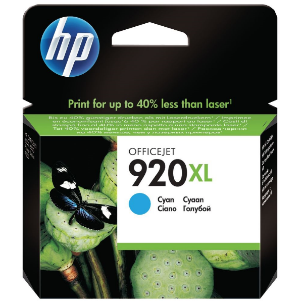 HP 920XL Cyan Ink Cartridge | Klikk Malta