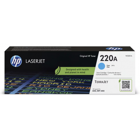 HP 220A (W2201A) Cyan Toner Cartridge - Ori... | Klikk Malta