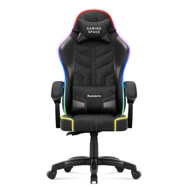 Huzaro Force 2.7 RGB Velour Gaming Chair Black | Klikk Malta