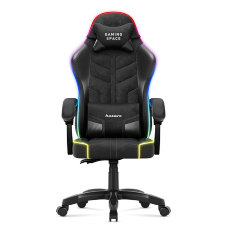 Huzaro Force 2.7 RGB Velour Gaming Chair Black | Klikk Malta