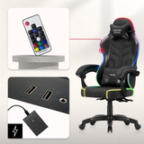 Huzaro Force 2.7 RGB Velour Gaming Chair Black | Klikk Malta