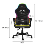 Huzaro Force 4.4 RGB Gaming Chair Black | Klikk Malta