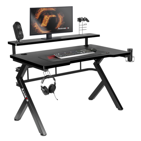 Huzaro Hero 5.0 120cm Gaming Desk Black | Klikk Malta