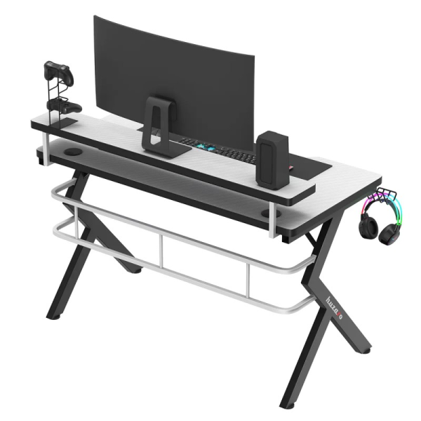 Huzaro Hero 5.0 120cm Gaming Desk White | Klikk Malta